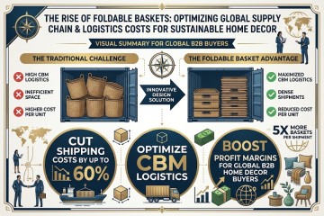 The Rise of Foldable Baskets: Optimizing Global Supply Chain & Logistics Costs for Sustainable Home Decor